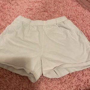 white brandy Melville shorts